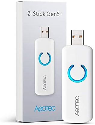 Aeotec Z-Stick Gen5 Plus, Z-Wave Plus USB ליצירת רכזת Z-Wave משלכם, SmartStart ו- S2, עובדים עם Raspberry
