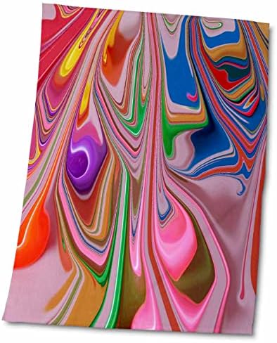 3drose Florene Childrens Art - Candy Melt II - מגבות