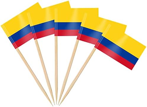 Ahfulife Colombia דגל שיניים דגל שיניים בוחרים, 100/200 יח '