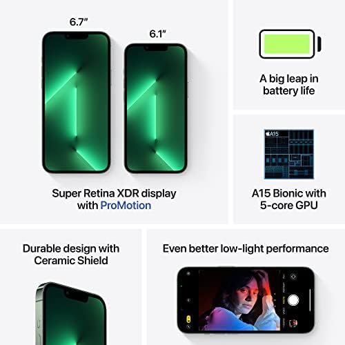 Apple iPhone 13 Pro, 256GB, Alpinine Green - לא נעול