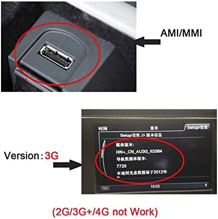 JSer Media ב- AMI MDI USB-C USB 3.1 Type-C כבל מתאם טעינה עבור רכב פולקסווגן אאודי 2014 A4 A6 Q5 Q7