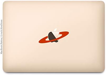 חנות חביבה MacBook Pro 13/15 /12 מדבקת מדבקה של מקבוק טבעת שבתאי טבעת גלקסי פלאנט אדום M838-R