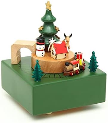 פלא אותי קרוסלת עץ קופסת מוסיקה לחג המולד ילדה ילדה קטנה ילדה יום הולדת מתנה ריהוט לבית קישוטי רטרו קופסת