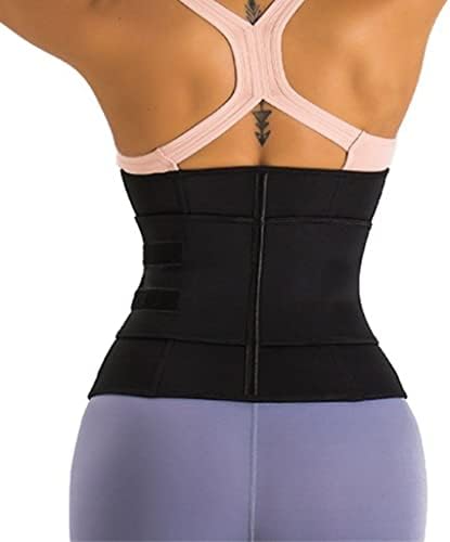 נשים של הרזיה חגורת ניאופרן גוף ומעצב שלוש רצועות מחוזק ספורט פלסטיק חגורת כדי להדק מותניים בטן