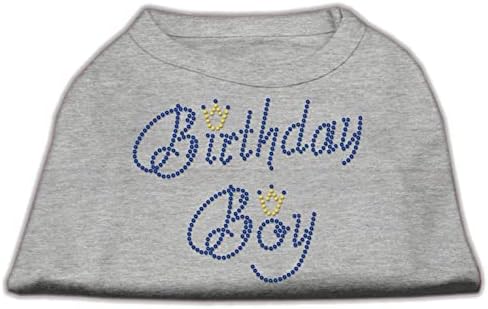 יום הולדת ילד ריינסטון חולצות אדומות XS