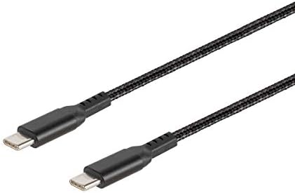 מטען התגנבות מונופריס וסנכרון USB 2.0 סוג C לכבל Type-C-1.5 רגל-שחור, עד 5A/100W, עבור מכשירי USB-C מכשירים