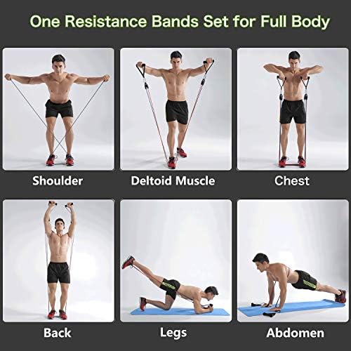 להקות התנגדות שהוגדרו לגברים נשים, להקות אימון, להקות אימונים בונה שרירים מושלם לזרועות, גב, רגל, חזה,