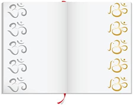אום סמלים סטנסיל, 4.5 על 4.5 אינץ ' - פראנבה יוגה אום מנטרה הודית סנסקריט שבלונות רוחניות הינדיות לתבנית ציור