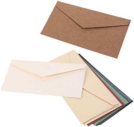 10 יחידות פשוט קראפט נייר מעטפות בציר מערבי מעטפות עבור הזמנה עסקים חתונות סיום לימודים תינוק מקלחות