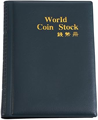 מטבע גלרית ספרים, 10 דף 120 כיסים עולם מטבע המניה אלבום ספר מקרה מטבע מחזיקי אוסף אחסון מטבע איסוף
