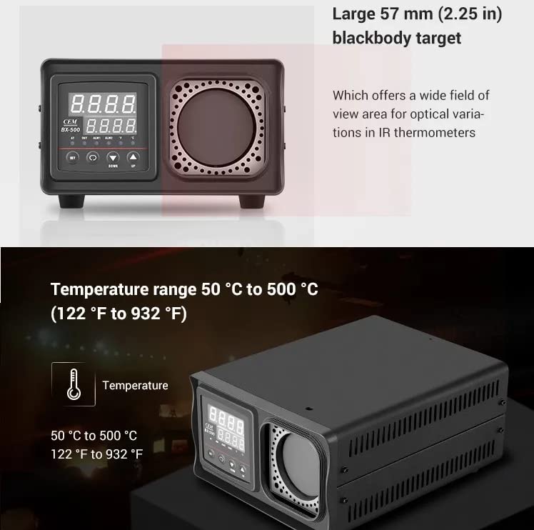 Yuqiaotiem טמפרטורה כיול Cem BX-350 50ºC ~ 350ºC/ 122ºF ~ 662 מעלות