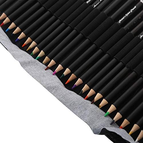 36 צבע עפרונות עפרונות צבעוניים סט עם מקרה מחדד ניילון עטיפת צביעת אספקת עבור אמנות ציור