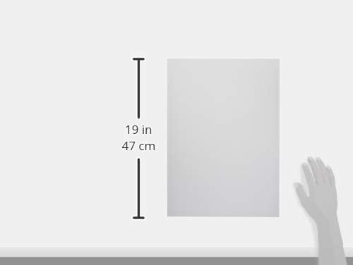 נייר מלאכה צבעוני של מרטן, 17.7 x 12.6 אינץ ', A3, 50 גיליונות, לבן
