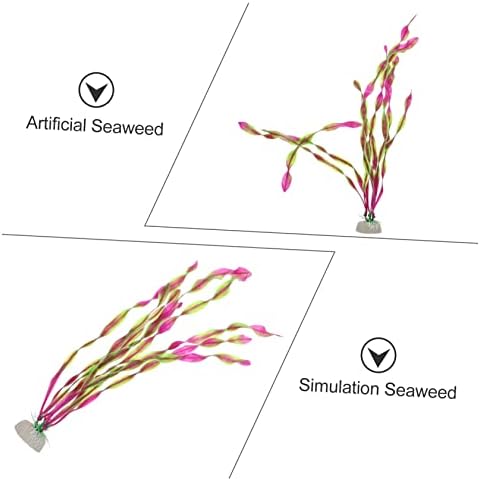 ABAODAM 10 יחידים מלאכותיים של עץ דקל מלאכותי תפאורה מיני צמחים מזויפים קישודים ורודים קישוטי