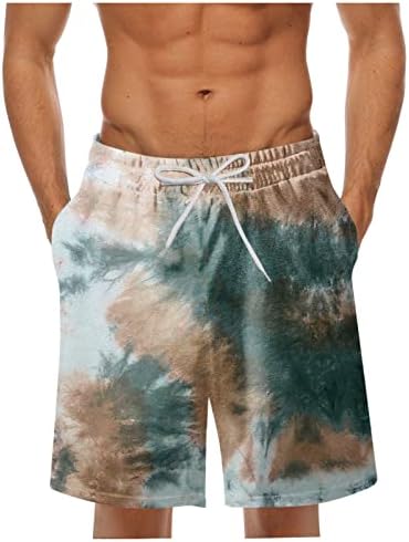 יונג 2023 גברים של מכנסיים קצרים קיץ גברים של הוואי פרח חוף מכנסיים קצרים מקרית קל משקל שרוך לשחות מכנסיים קצרים
