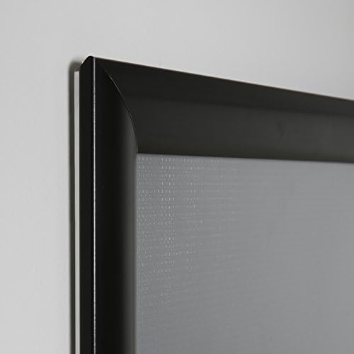 M&T מציג מסגרת פוסטר הצמד 40x60 אינץ 'שחור 1.77 אינץ