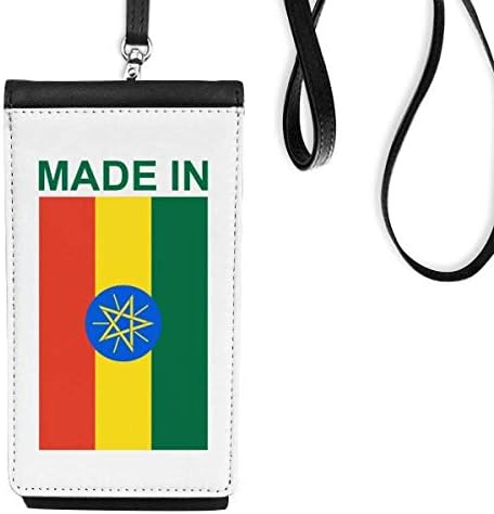 מיוצר באתיופיה קאנטרי אהבה ארנק ארנק תליית כיס נייד כיס שחור