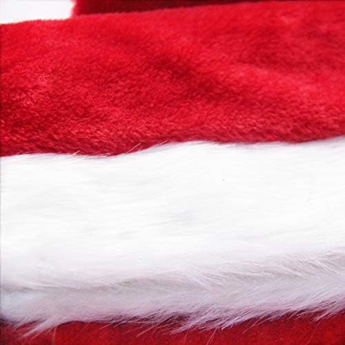 ארוך סנטה כובע כובעי חג המולד למבוגרים חג המולד אדום סנטה כובעים