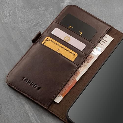 מארז טורו תואם לאייפון 13 - מארז ארנק עור פרימיום עם חריצי קיקסטנד וחריצי קלפים