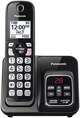 Panasonic להרחבת מערכת טלפון אלחוטית עם חסימת שיחות ומכונת תשובה - 1 מכשירים אלחוטיים - KX -TGD530M