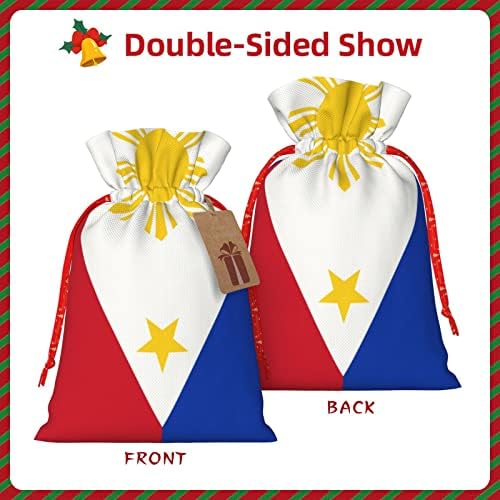 שרוכי חג המולד מתנת שקיות פיליפיני-דגל-גאה מציג גלישת שקיות חג המולד מתנת גלישת שקי שקיות בינוני