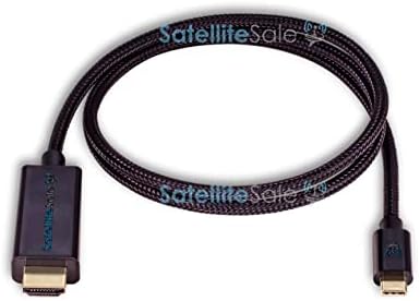 לוויטיטסיל דיגיטלי סוג USB C ל- HDMI מתאם כבלים אוניברסלי 4K/30Hz חוט ניילון חוט אוניברסלי 2160p חוט שחור