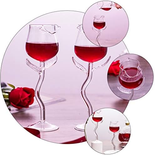 כוסות ויסקי קאבילוק משקפי מרטיני משקפיים מרטיני כוסות יין אדום כוסות פרח צורה פרח כוסות גביע גזע למסיבה
