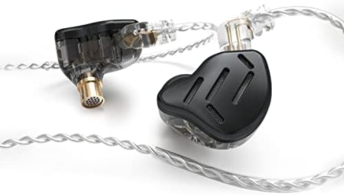 Kz zax באוזניות אוזניות 7BA+1DD Hybrid 16 נהגים מבטלים רעש Hifi בצג אוזניים, סגסוגת סגסוגת מתכת אוזניות קוויות