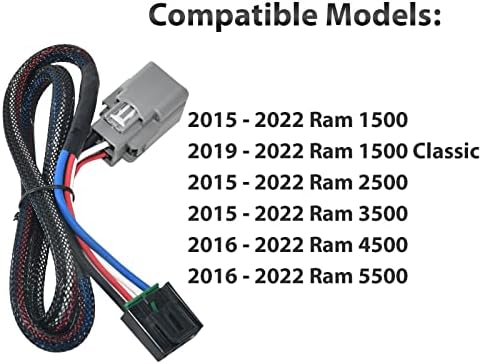 מתאם חיווט של בקרת בלמים של Oyviny לשנים 2015-2022 RAM 1500/RAM 2500/RAM 3500/RAM 1500 קלאסי 2019-2021,