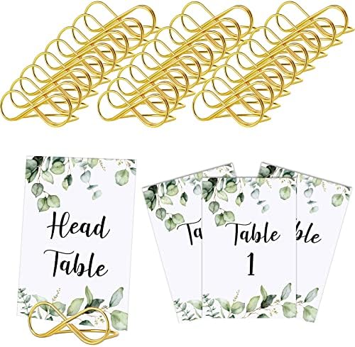 26 חתיכות חתונה שולחן מספרים עם 26 זהב שולחן מספר מחזיקי ירק אקליפטוס שולחן מספרים לחתונה קבלת שולחן כרטיסי