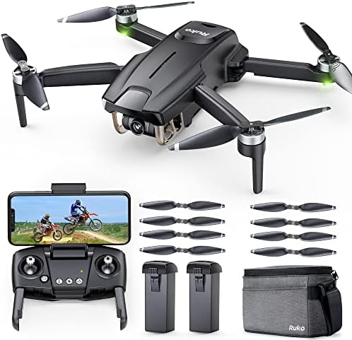 משולבת Drone של Ruko F11mini עם מדחפים רזרביים - מושלמים למתחילים וטיסה קלה, מלטים F11mini עם מצלמה למבוגרים