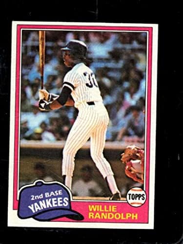 1981 Topps 60 ווילי רנדולף NM Yankees