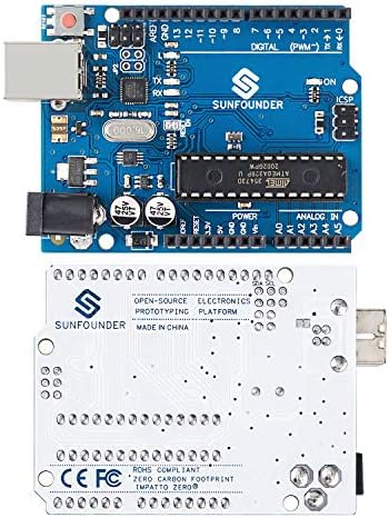 לוח בקר Sunfounder תואם ל- Arduino uno R3 Atmega328p Atmega16U2