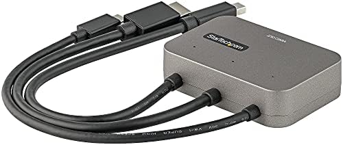 Startech.com 3-in-1 multiport למתאם HDMI-4K 60Hz USB-C, HDMI או MINI Displayport לממיר HDMI לחדר ישיבות-מתאם