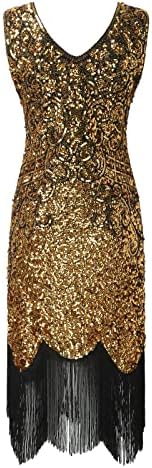 קצר ארוך שמלת נשים של בציר שמלה סקסי ללא שרוולים שמלת 1920 נצנצים חרוזים גדילים מסיבת לילה כדור שמלה