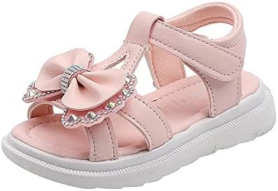 סנדלי בנות ילדים פתוחים בוהן רצועת קרסול נעלי שמלת נעלי חתונה לילדים פעוט נעלי נסיכה פעוט נעליים