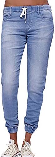 אלסטי פלוס רופף פלוס ג'ינס ג'ינס עם כיסים ג'ינס ג'ינס טרנדי שרוך חתוך קצוץ פלוס נשים ג'ינס סתיו