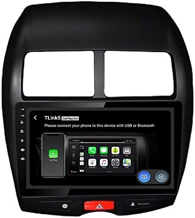 עבור מיצובישי ASX רדיו 2010-2017 סטריאו לרכב אנדרואיד 12 מובנה אלחוטית Carplay Bluetooth ראש יחידת 10
