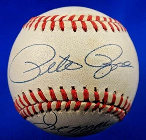 אדום גדול מהין החתום בייסבול פיט רוז ג'ורג 'פוסטר ג'ו מורגן טוני פרז ג'סא - כדורי בייסבול עם חתימה