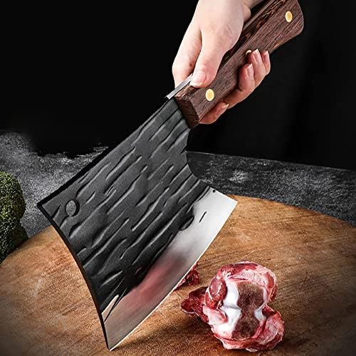 Omesio UMF בשר CLEAVER כבד עצם עצם עצם עצם עצם בשר חותך עצם בשר חותך סכין סכין גדול חיתוך מסוק גדול