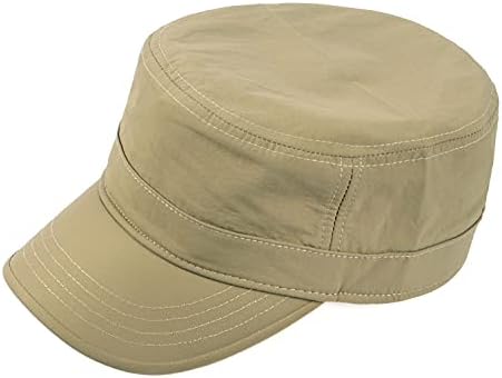 מהיר יבש צבא כובע, עמיד למים שטוח למעלה כובע, לנשימה צבאי כובע לראשים גדולים 22 -25.5