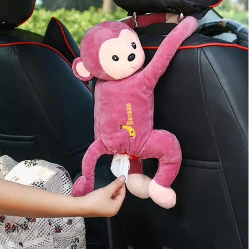נטורמן יצירתיות צעצועים קטיפה מחזיק רקמת קוף קוף, קופסת רקמות מפיתת של אנימה מצוירת, מחזיק אחסון
