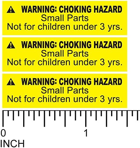 תואם 1,000 בטיחות זהירות אזהרת מדבקות מוצר זה מכיל חלקים קטנים שלה אינו מורכב מדינה. למבוגרים