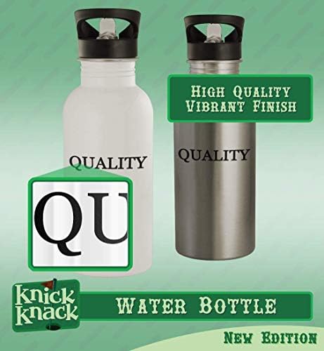 מתנות Knick Knack Injurainity - בקבוק מים מפלדת אל חלד 20oz, כסף