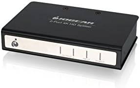 IoGear 4K Ultra HD 4-Port Splitter עם HDMI, GHSP8424, שחור