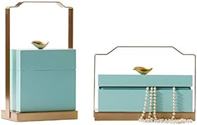 NNJHHG AC207 מעודן ויפה של שרשרת תכשיטים ניידת ניידת קופסת מתנה לאחסון תכשיטים עמידה