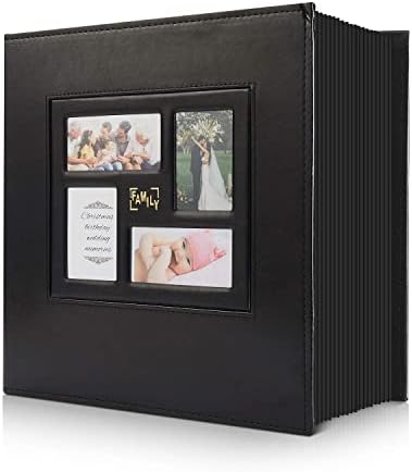 אלבום תמונות הונגקסינג 4x6 1000 תמונות כיסים, אלבומי תמונות חתונה משפחתיות גדולות במיוחד מחזיק 1000 תמונות אופקיות