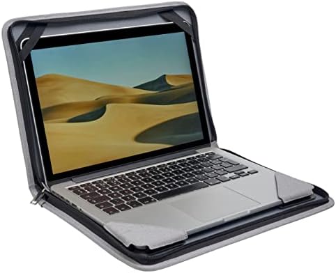 מארז מסנג'ר מחשב נייד אפור של Broonel - תואם ל- Apple MacBook Air M1 Chip 14.3