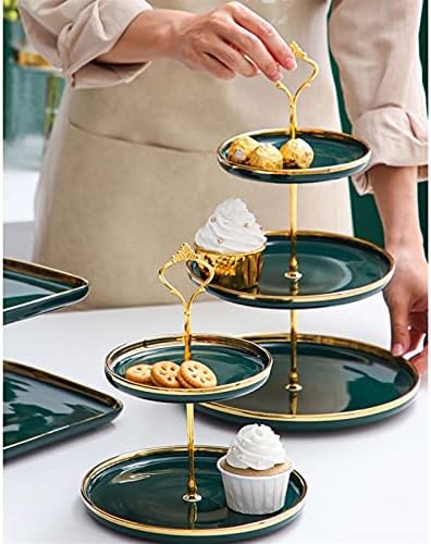 דוכן עוגת חתונה פשוט ומסוגנן דוכן עוגת קינוח דוכן תצוגת סט קינוח שולחן מגש חתונה משתה קר ארוחת
