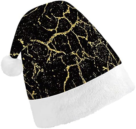 זהב שיש מרקם חג המולד כובע לשנה חדשה חג מסיבת קוספליי